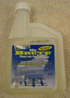 Brute Pour-On 16 oz - Brute controls biting and sucking lice, horn flies and other pests. Its low-volume application rate reduces waste and animal stress. One 16 oz. bottle can treat up to 32 animals (1000 lb. or larger). Brute can be used on lactating and non-lactating dairy cattle and beef cattle with no withdrawal time required. It is non-systemic and can be used year round without the worries of reaction that sometimes occurs with cattle grub treatment. Brute provides horn fly control for up to 6 weeks after application.