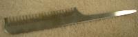 Swedish Tail Comb - Light and easy to use for ratting tail hair. Aluminum construction. Tooth area: 3-3/4". Overall length: 8".