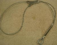 Head Snare - The snare loop is easily made larger or smaller by a sliding yoke. The snare is fabricated from high-grade aircraft steel cable, and has a metal thimble for use with Ideal?s OB handle. Head snares are used to guide head into pelvis but should not have heavy traction applied.