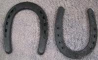 0 Mule per pair - Improved shape for ease of nailing on.  Punched for CH 5 nails.