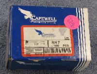 Capewell Nails Regular Head 7 Box 100 - Used for larger shoes: farm, draft, and showhorses.  Also used for resets.